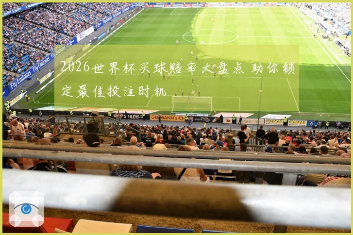 2026世界杯买球赔率大盘点 助你锁定最佳投注时机